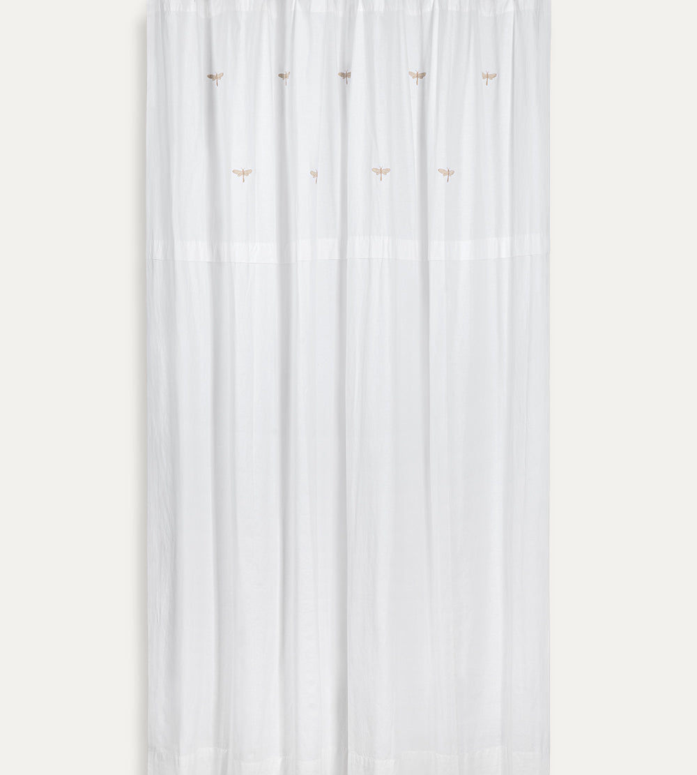 Cortina Baño Bordada